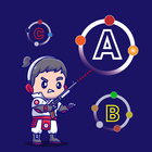 Alphabet Shoot game Zeichen