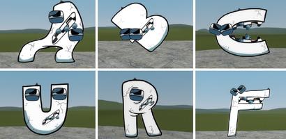 Alphabet lore for Garry's mod poster