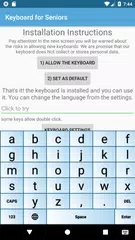 Keyboard for Seniors アプリダウンロード