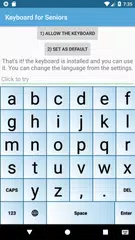 Descargar APK de Teclado para Mayores