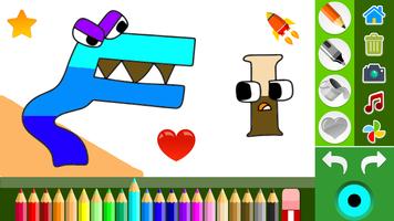 Alphabet lore Coloring Book Ekran Görüntüsü 1