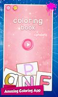 Alphabets Coloring book الملصق