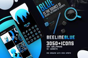 BeeLine Blue IconPack पोस्टर