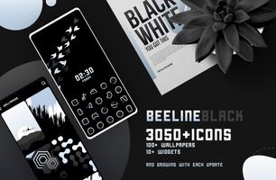 BeeLine Black IconPack постер