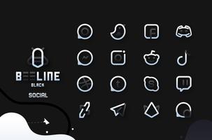 BeeLine Black IconPack capture d'écran 3