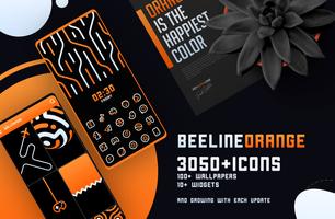 BeeLine Orange IconPack Affiche
