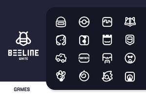 BeeLine White Iconpack скриншот 3