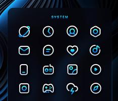 BlueLine IconPack imagem de tela 1