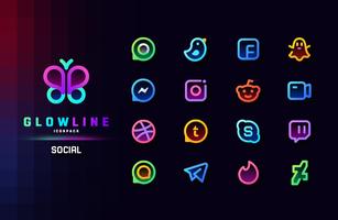 GlowLine Icon Pack स्क्रीनशॉट 2