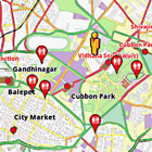 Bangalore Amenities Map (free) आइकन