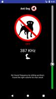 Anti dog sound plakat