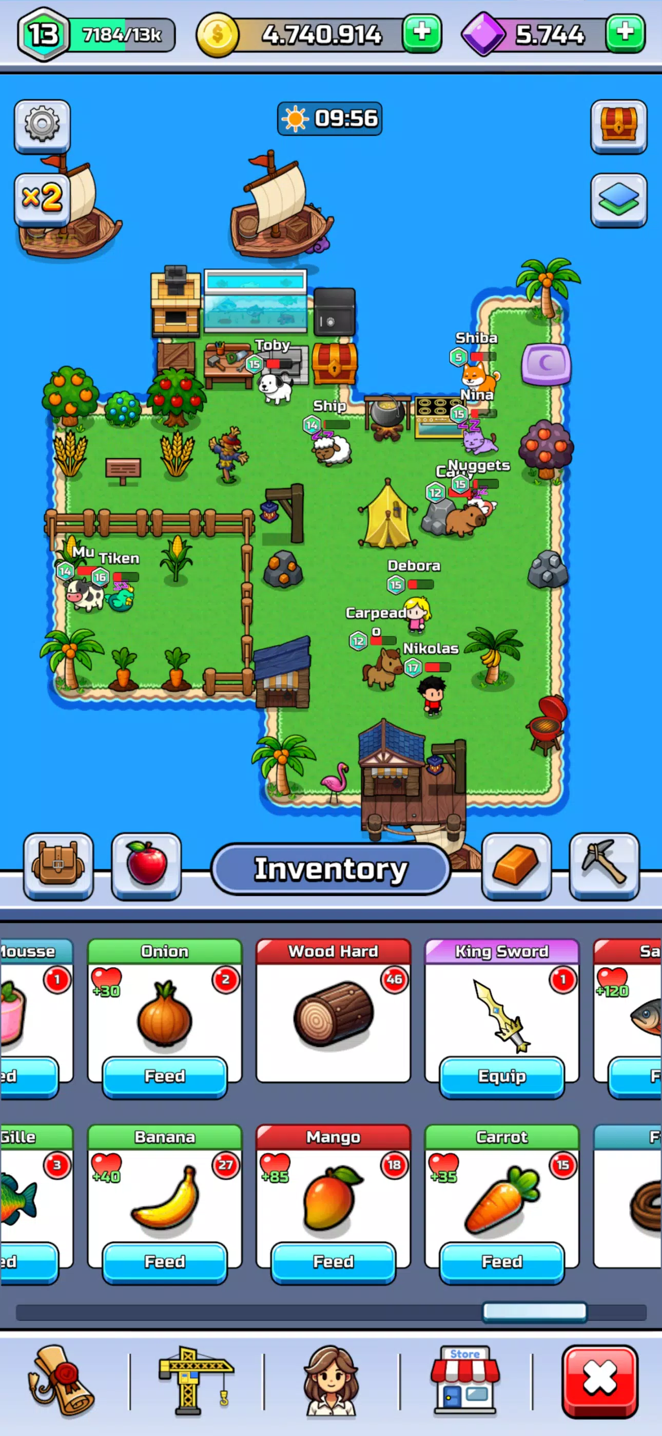 Island Breeze: Capybara & Farm