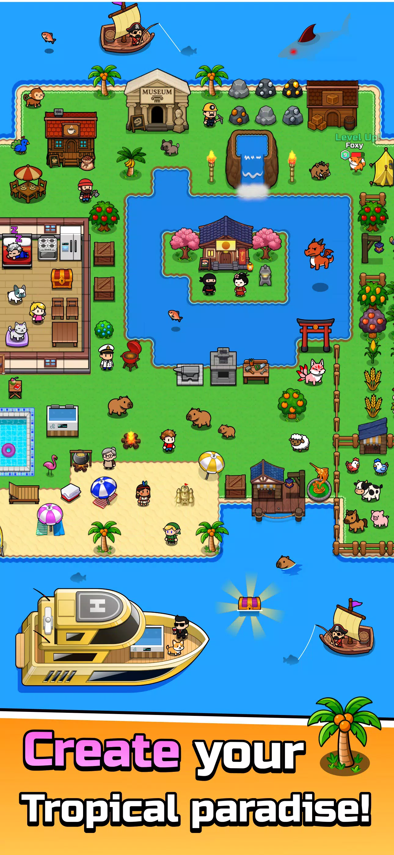 Island Breeze: Capybara & Farm