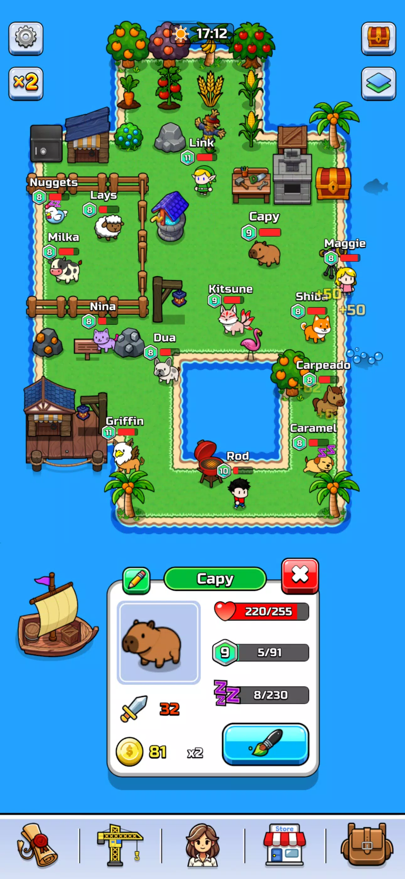 Island Breeze: Capybara & Farm