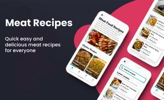 Meat Food Recipes [Offline] Cartaz