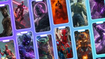 Cool SuperHeroes Wallpapers 4K Cartaz