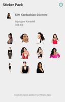 Kim Kardashian Stickers Whatsapp - WAStickerApps plakat