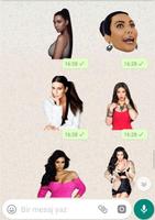 Kim Kardashian Stickers Whatsapp - WAStickerApps capture d'écran 1