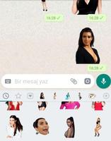 Kim Kardashian Stickers Whatsapp - WAStickerApps capture d'écran 2