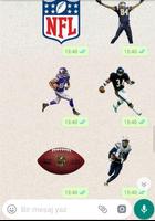 NFL Stickers for Whatsapp - WAStickerApps capture d'écran 2