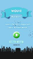 W Quiz Korean Beginner Affiche