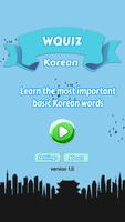 Poster W Quiz Korean Beginner