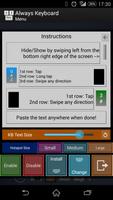 برنامه‌نما Always Keyboard عکس از صفحه