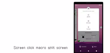 Click Macro Split Screen