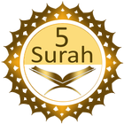 Five Surah Of Quran ไอคอน