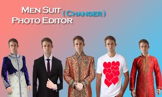 Men Suit Photo Editor Affiche