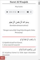 1 Schermata Surat Al-Waqiah Offline dan Juz Amma