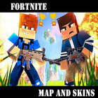 Map and skins Fortnite for MCPE Zeichen