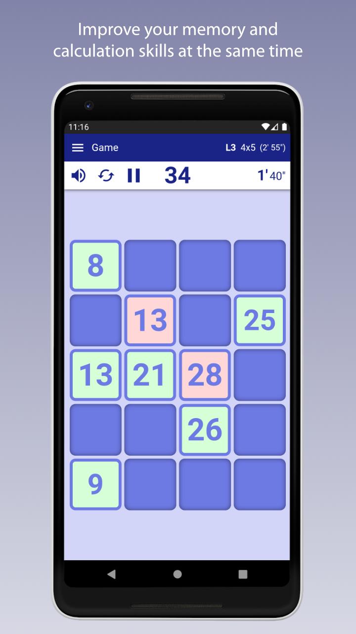 Скачать Memory + (Memorize & Calculate) APK для Android