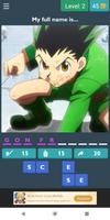 HXH: Character Quiz ภาพหน้าจอ 1