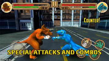 공룡 전투기 - 무료 싸우는 게임 포스터