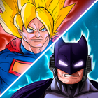 Jogos de luta de super-heróis ícone