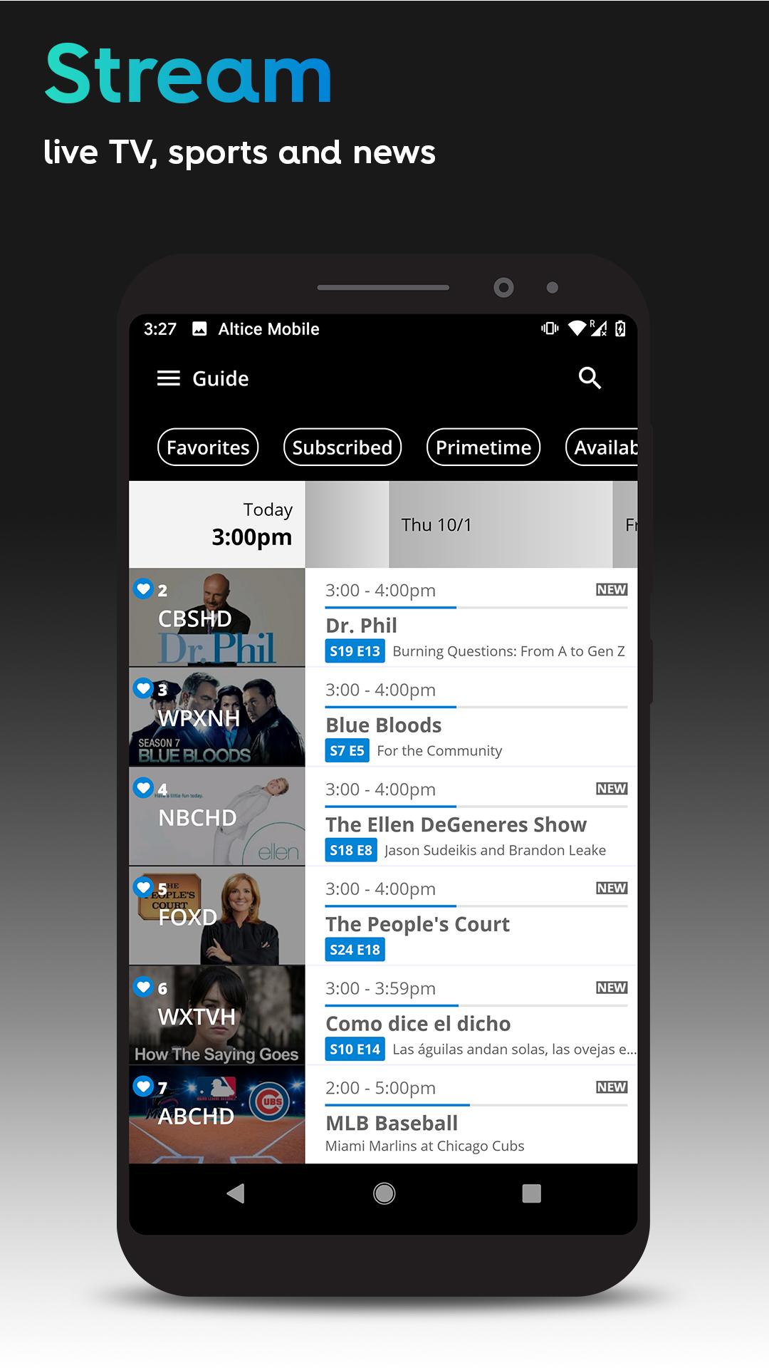 Altice One App Altice One App