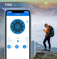 مقياس الارتفاع الذكي Gps الملصق