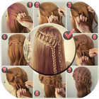 آیکون‌ Hairstyles Step by Step