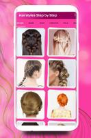 Hairstyles Step by Step الملصق