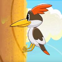 Funny music Bird Carpenter for children screenshot 1