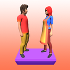 Match people 3D biểu tượng