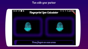 Poster Real Fingerprint Love Meter