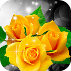 Yellow Roses Live Wallpaper أيقونة