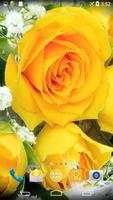 Yellow Roses Live Wallpaper تصوير الشاشة 1