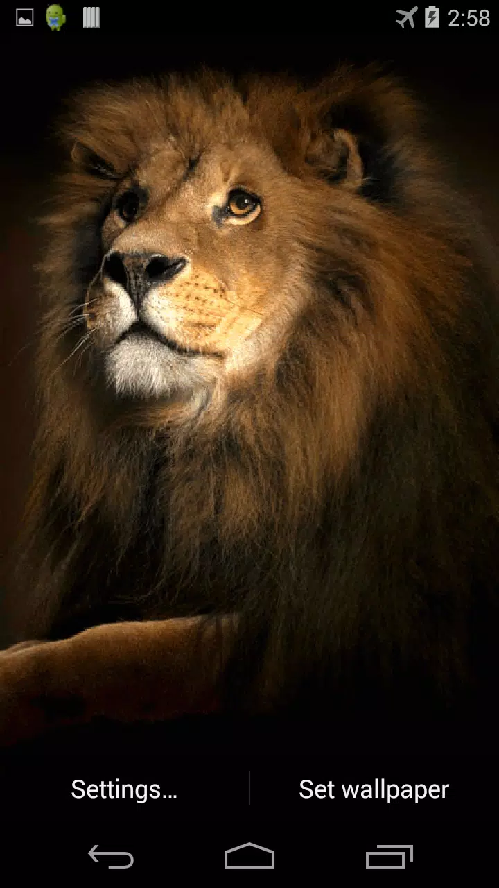 Tải xuống APK Lion 3D Live Wallpaper cho Android