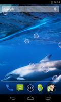 Дельфины живые обои скриншот 2