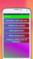 Cable trays size calculator poster