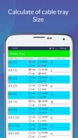 Cable trays size calculator 스크린샷 1