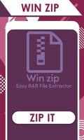 Win zip - Easy RAR File Extractor الملصق